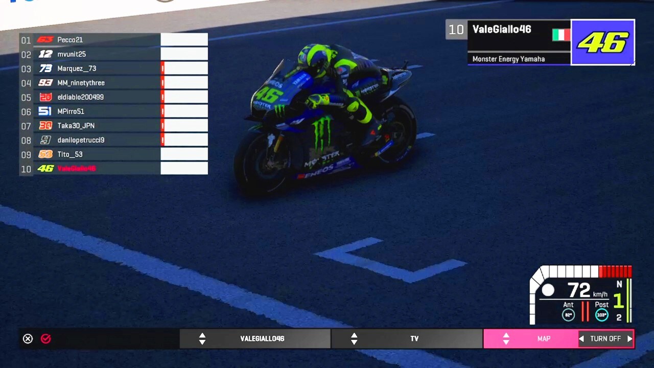 MotoGP Virtual Race Austria: Bagnaia domina  